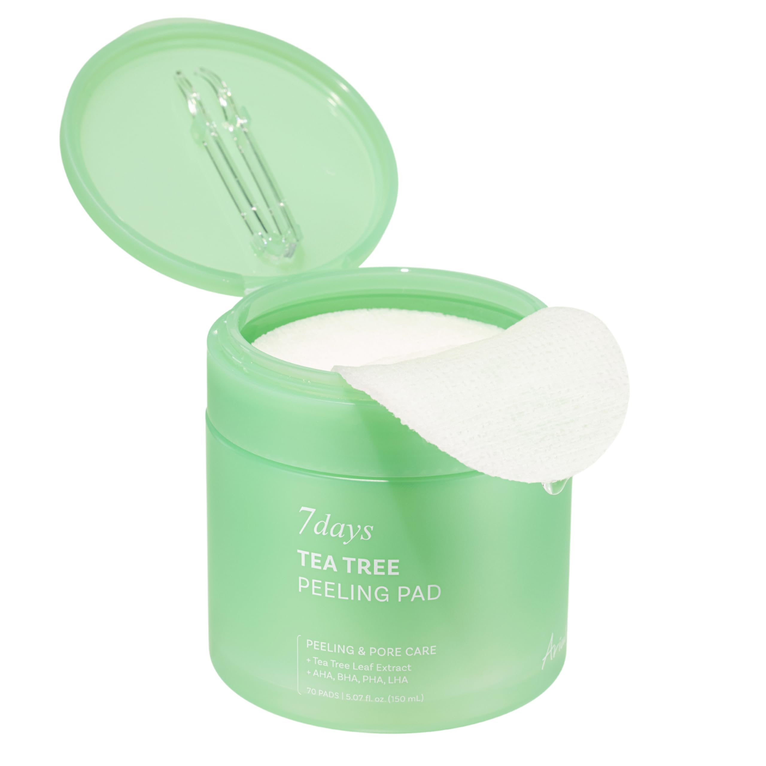 Amazon.com: Ariul 7 Days Tea Tree Peeling Pad – Gentle Exfoliation